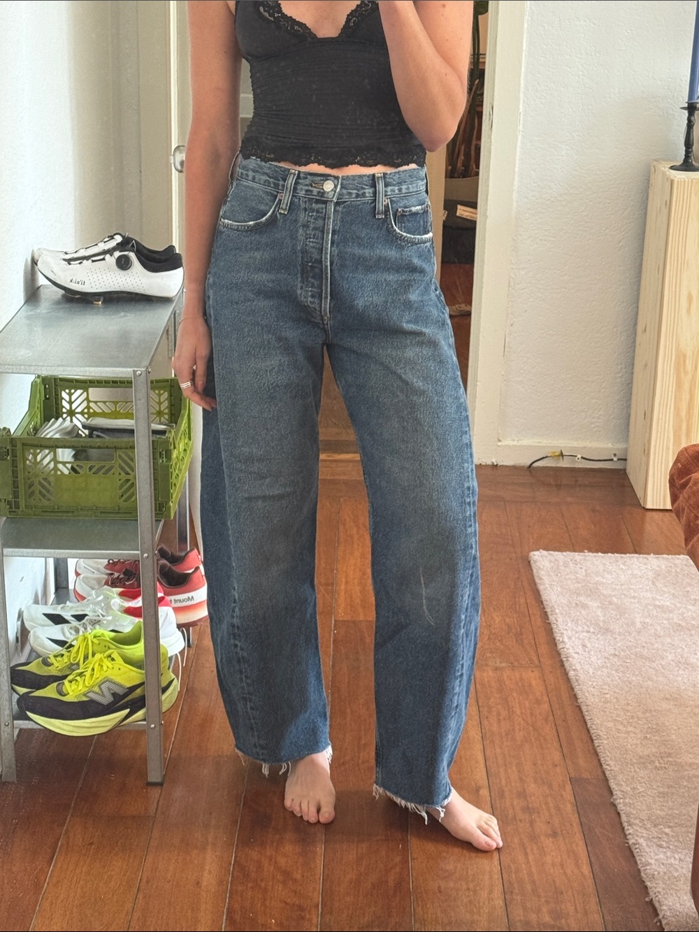 Agolde Pierced Luna Barrel Jeans - Picture 4 of 5